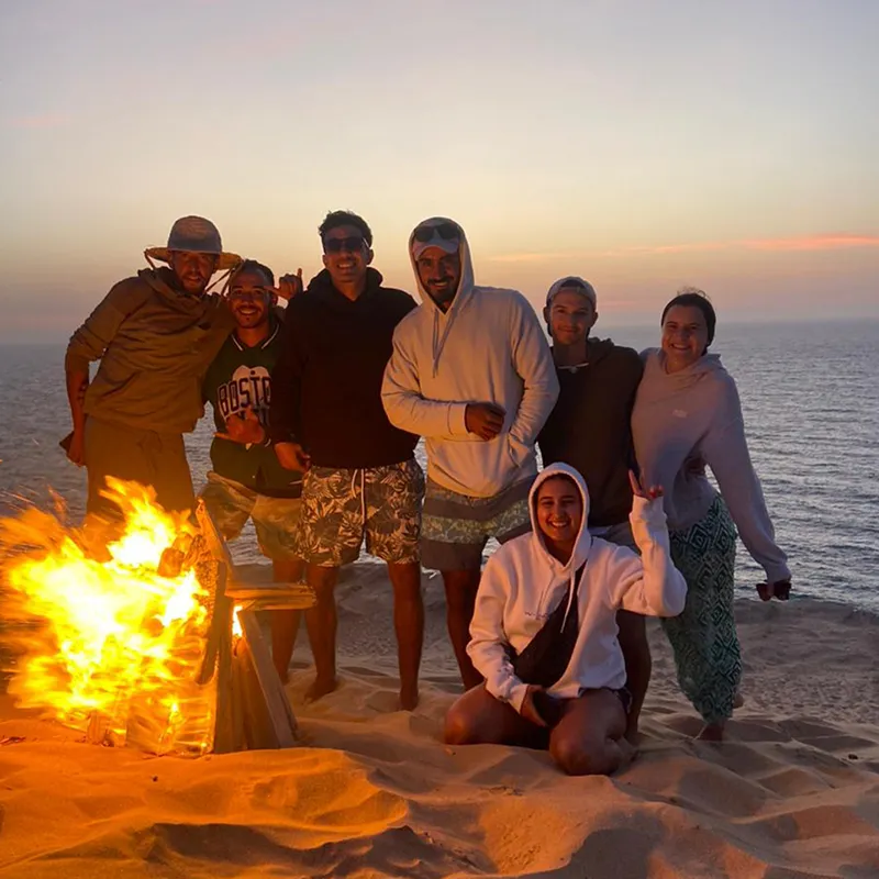 group surf trip excursion timeline